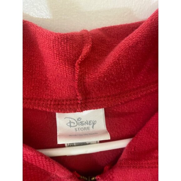 Disney Store Official Merch Red Minnie Mouse Fullo Zip Hooded Sweater - 2XL - Picture 3 of 12